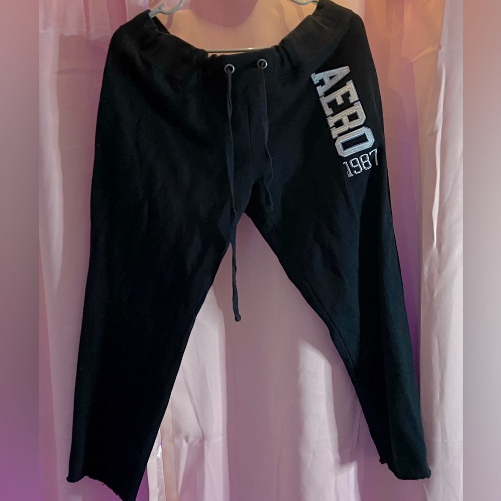 AERO Black Joggers